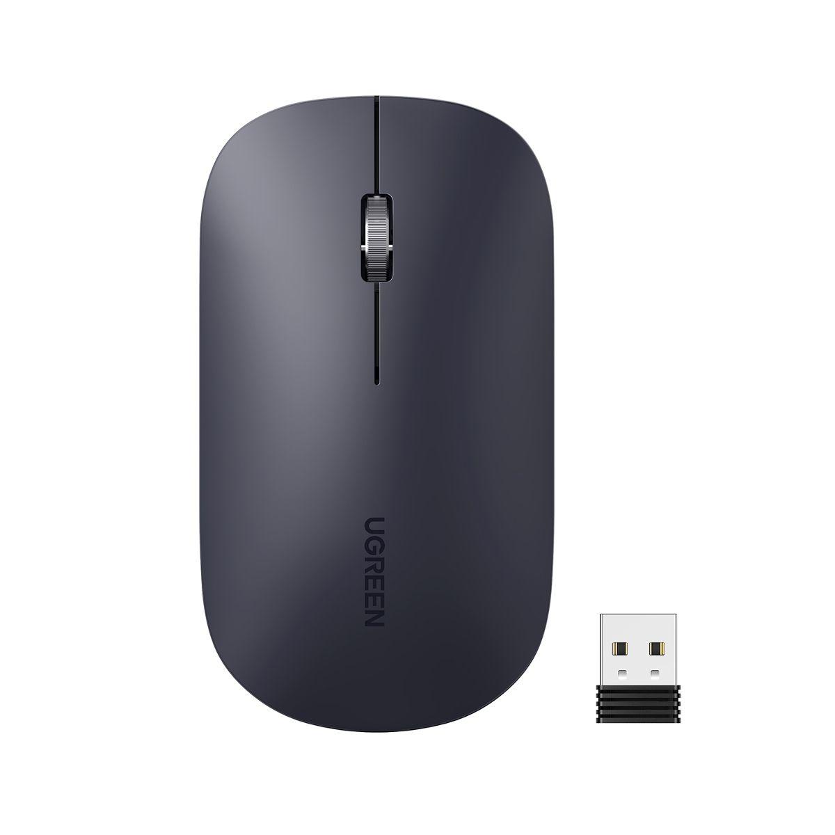 UGREEN Mouse inalámbrico Ultradelgado Negro-2