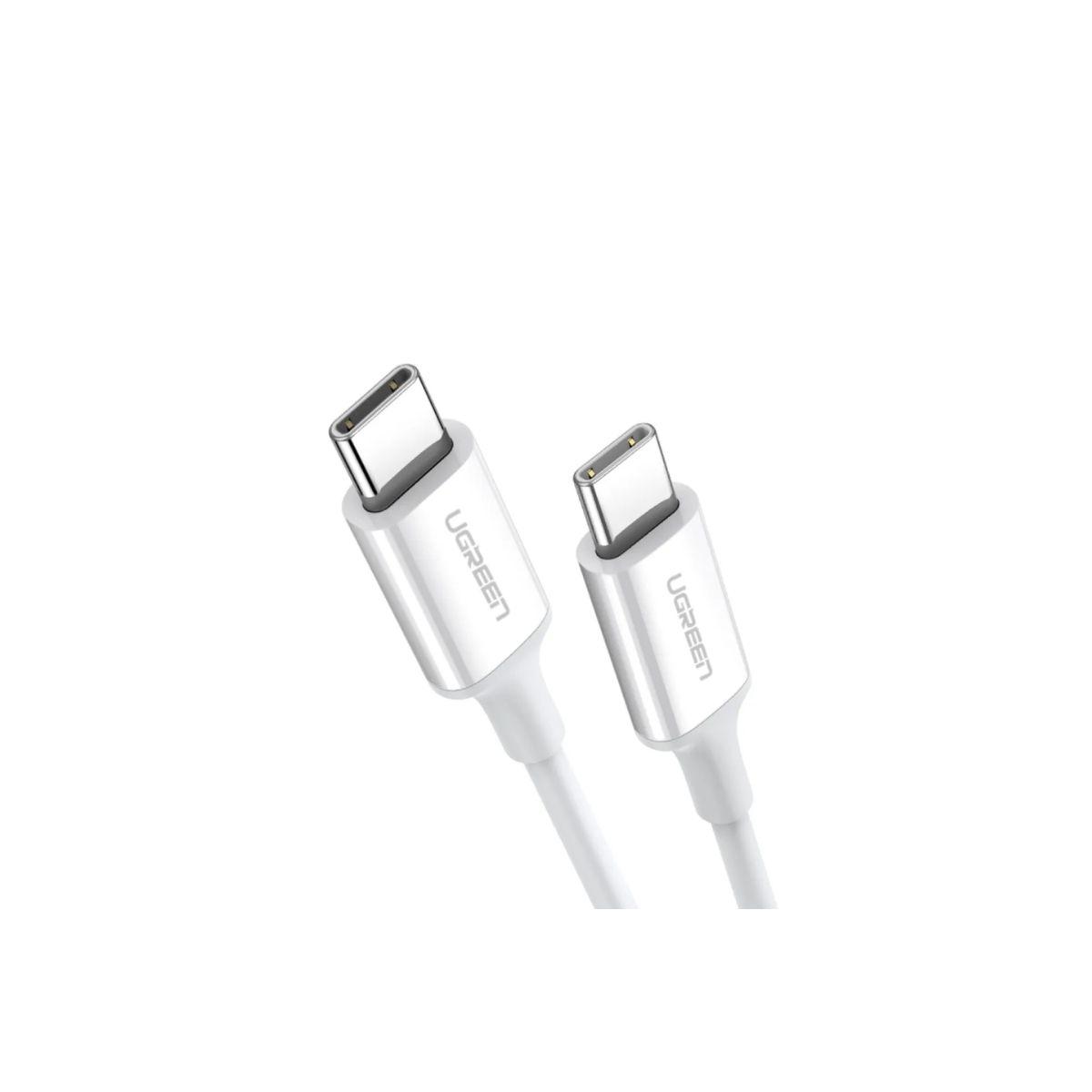 UGREEN Cable USB-C 2.0 a USB-C 2.0 2m Blanco-2