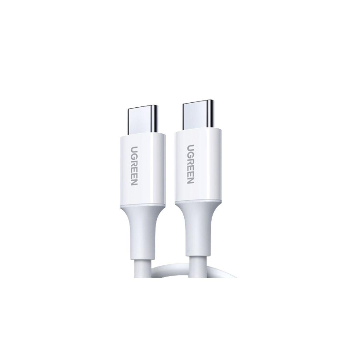 UGREEN Cable USB-C 2.0 a USB-C 2.0 2m Blanco-3