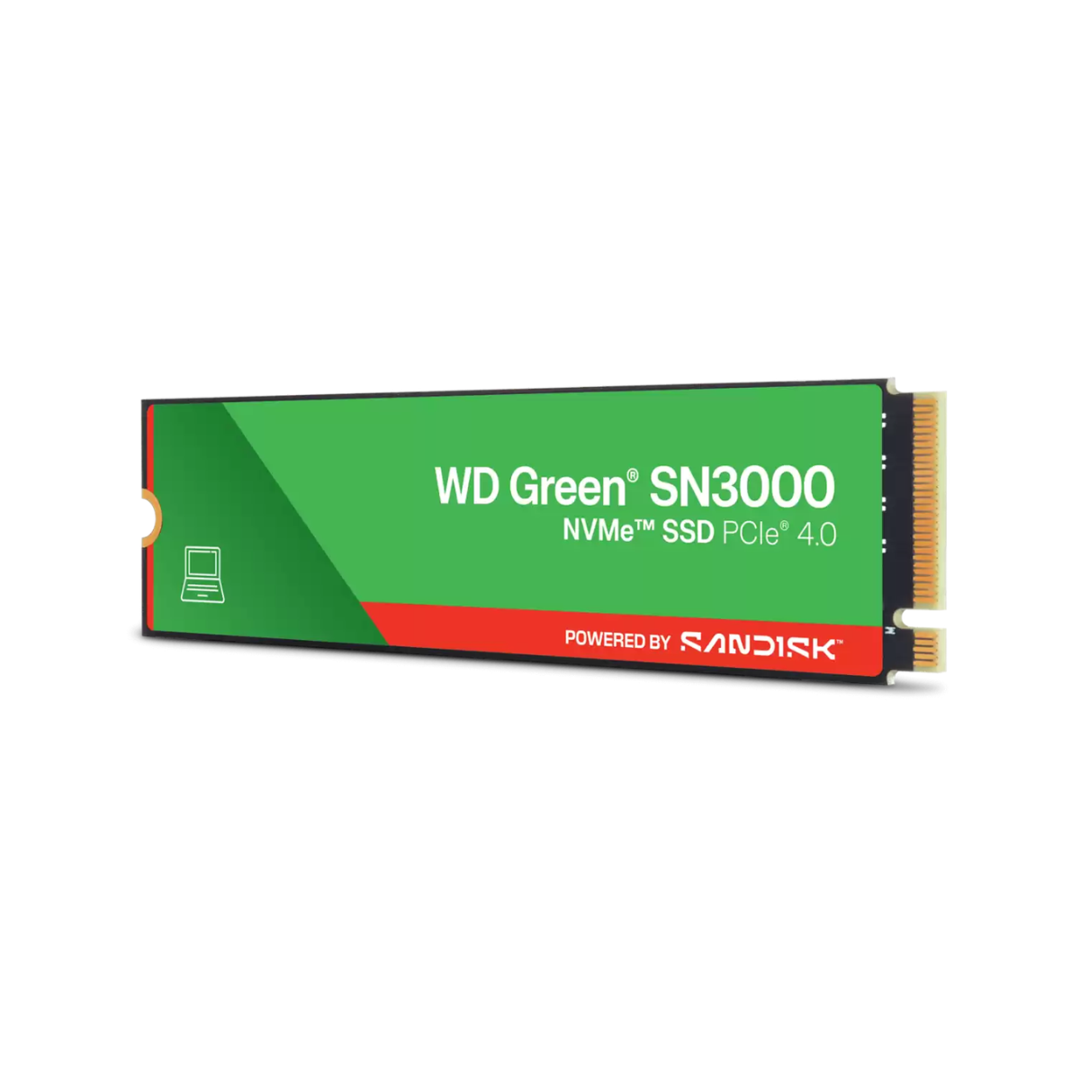 Disco Duro Interno SSD Western Digital Green SN3000 1TB NVMe M.2 2280 PCIe 4.0 x4-1