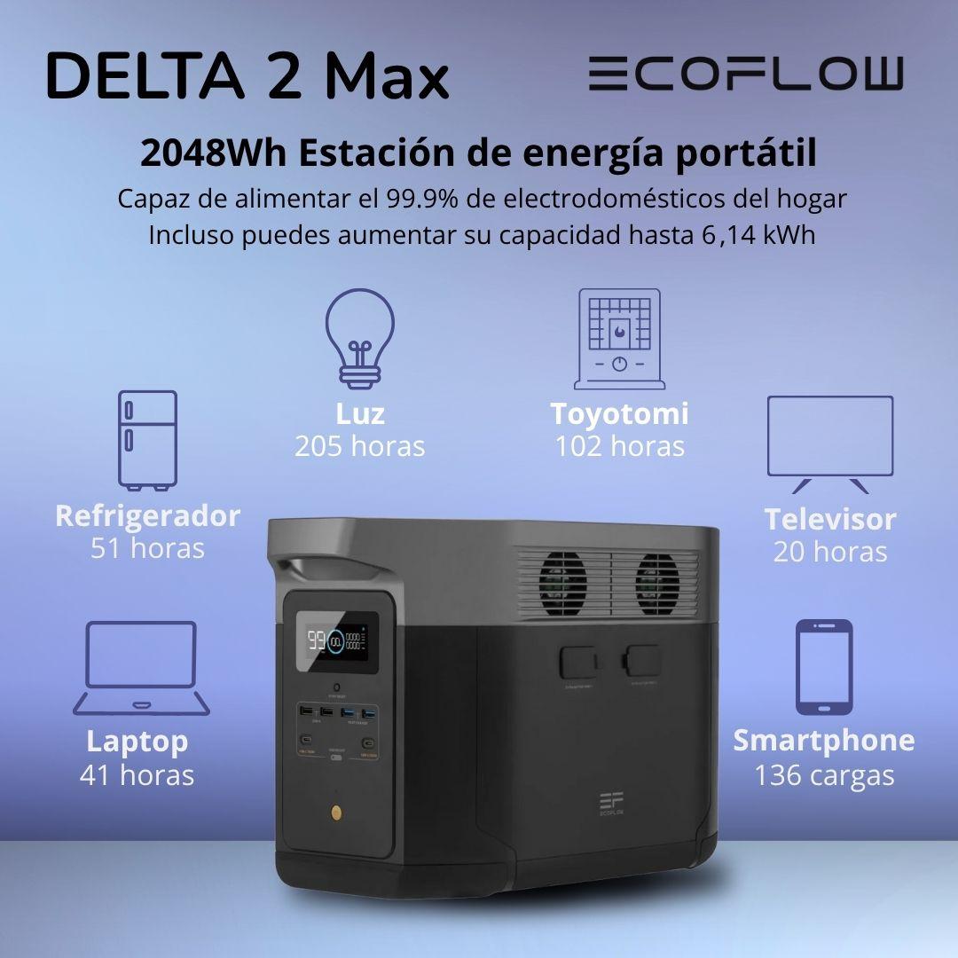 Generador Ecoflow Delta 2 Max + Regalo-5