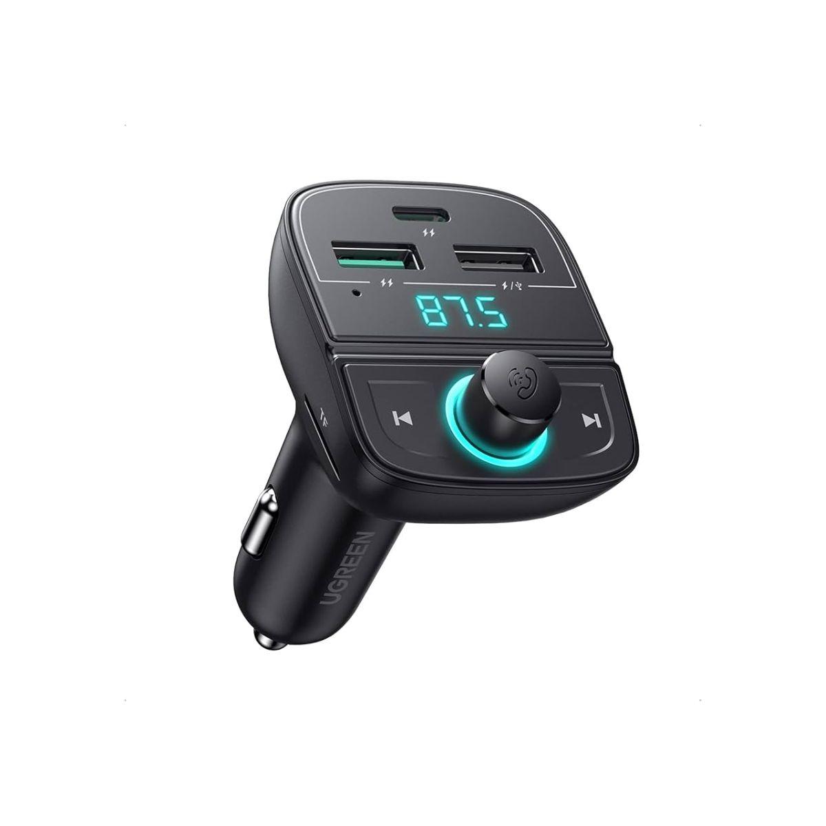 UGREEN Transmisor FM Bluetooth para Auto con USB-C de Carga Rápida-2