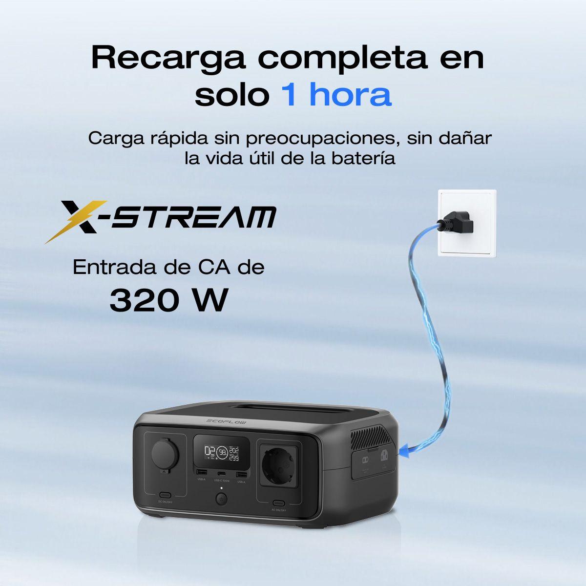 EcoFlow Generador River 3 245Wh + Panel Solar 60W-9