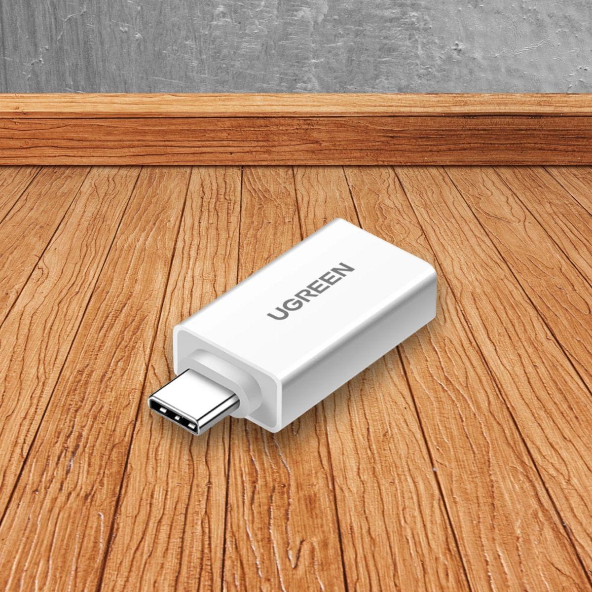 UGREEN Adaptador OTG USB-C 3.1 GEN 1 a USB 3.0 A Negro-2