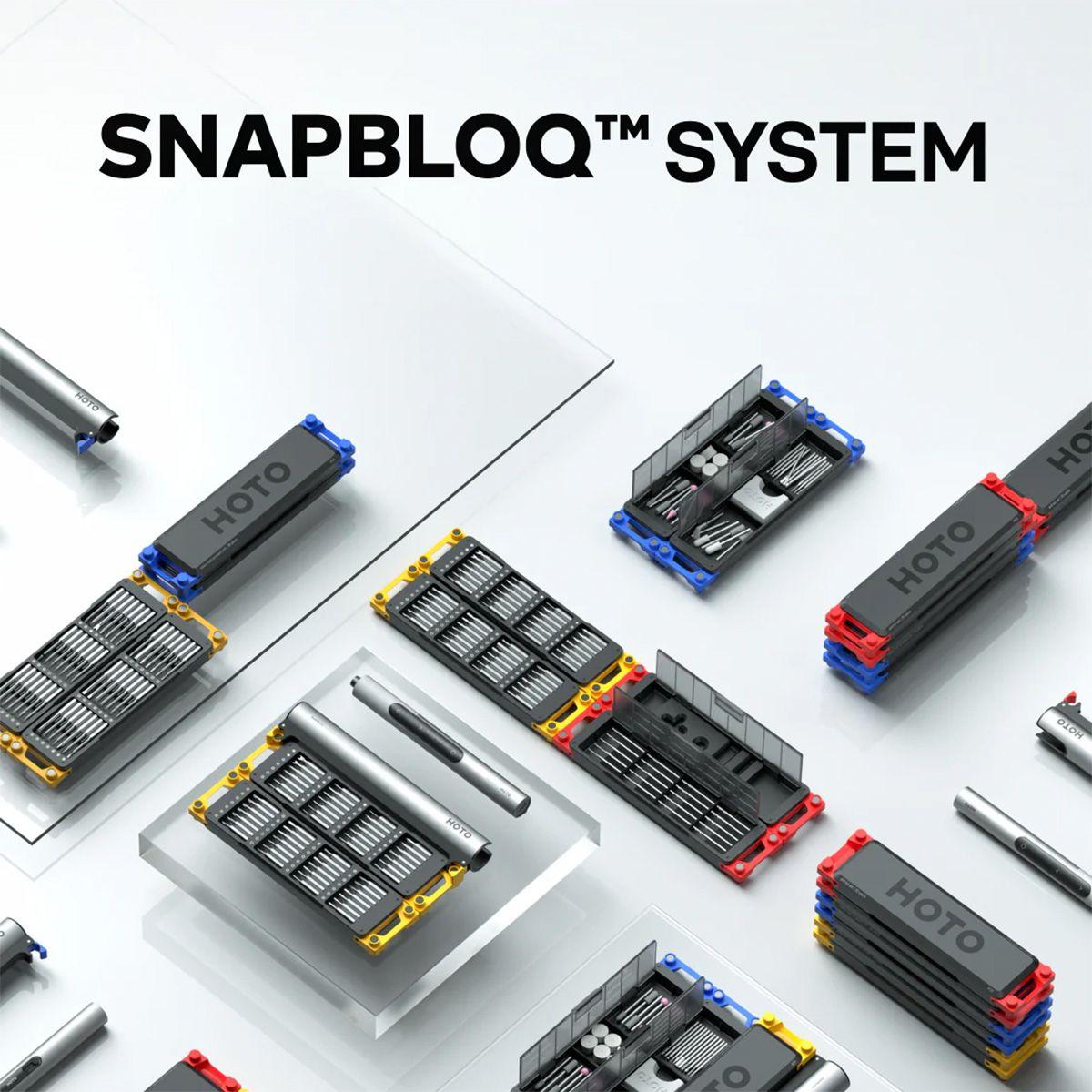 HOTO Mini Taladro Eléctrico SNAPBLOQ D-A03 20 Piezas-4