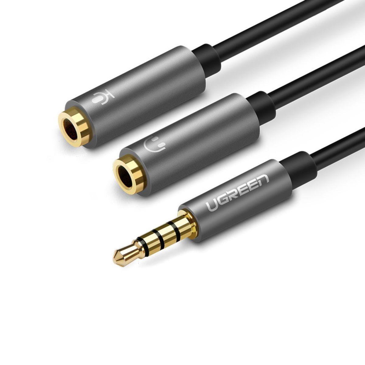UGREEN Divisor de auriculares de 3,5 mm a doble de 3,5 mm-0