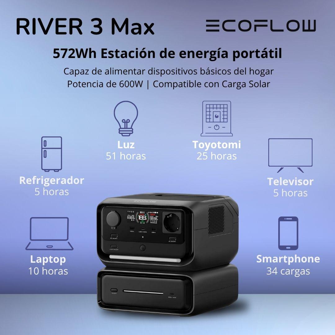 Generador Ecoflow River 3 Max + Regalo-3