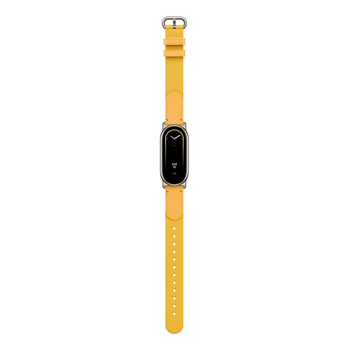 Correa Xiaomi Smart Band 8 Braided Amarillo-4