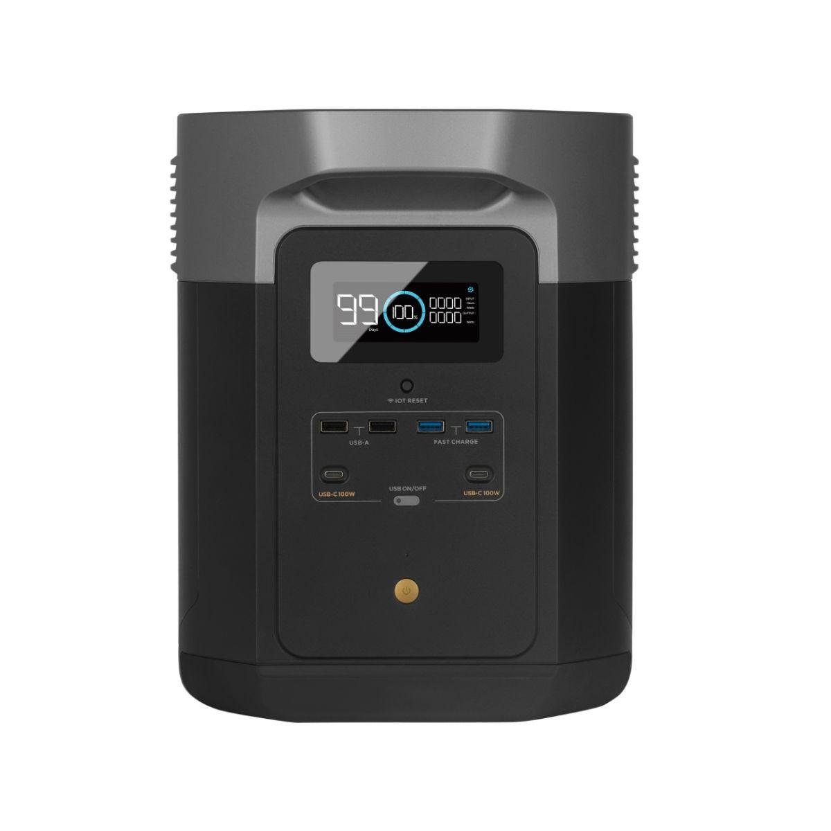 EcoFlow Generador Delta 2 Max 2400W + Panel Solar 400W-2