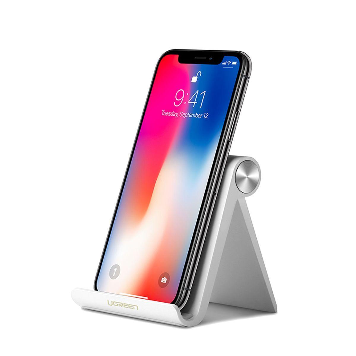 UGREEN Soporte Ajustable Multiángulo para Smartphone Blanco-2