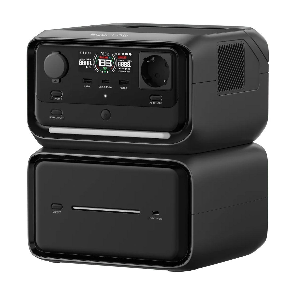 EcoFlow Generador River 3 Max Plus + Panel Solar 160W-2