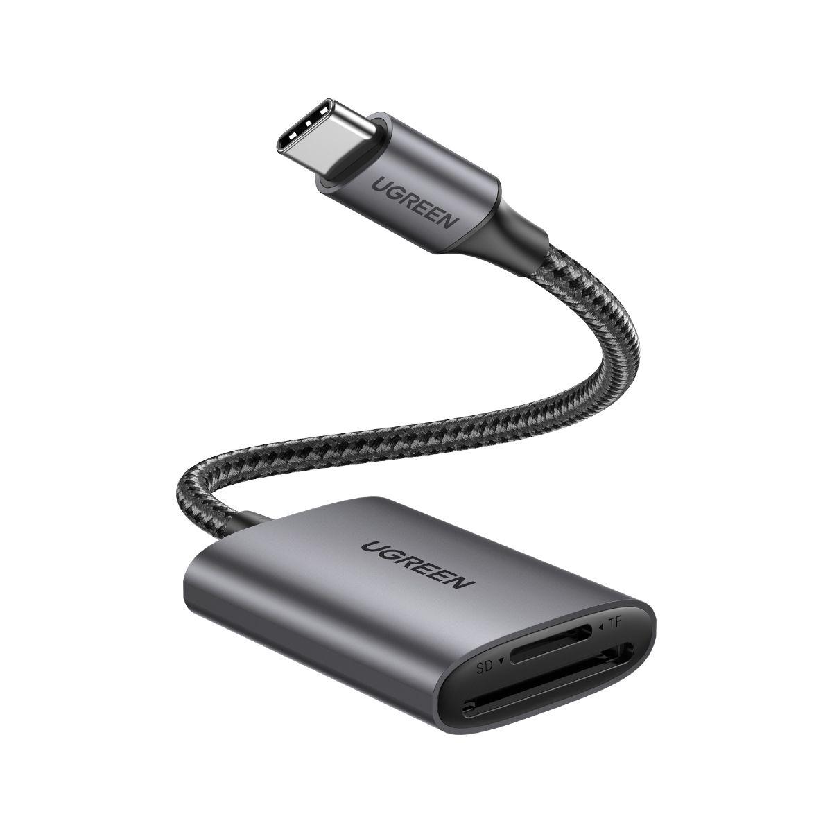 UGREEN Lector de Tarjetas USB-C a TF/SD 3.0-0
