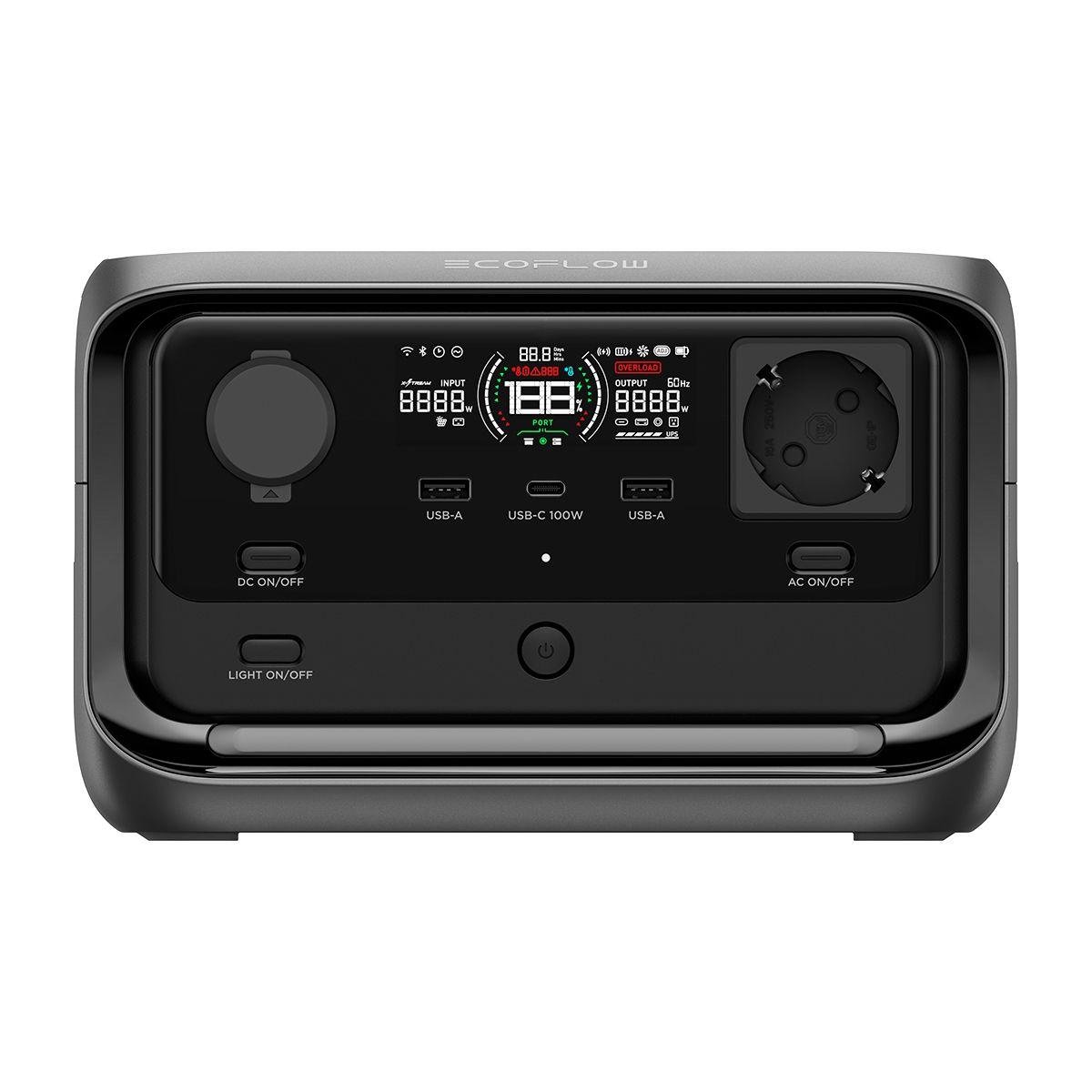 EcoFlow Generador River 3 Plus 286Wh + Panel Solar 110W-2