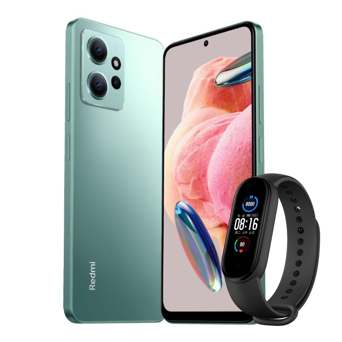 Redmi Note 12 Green 128GB/4GB + Mi Smart Band 5-0