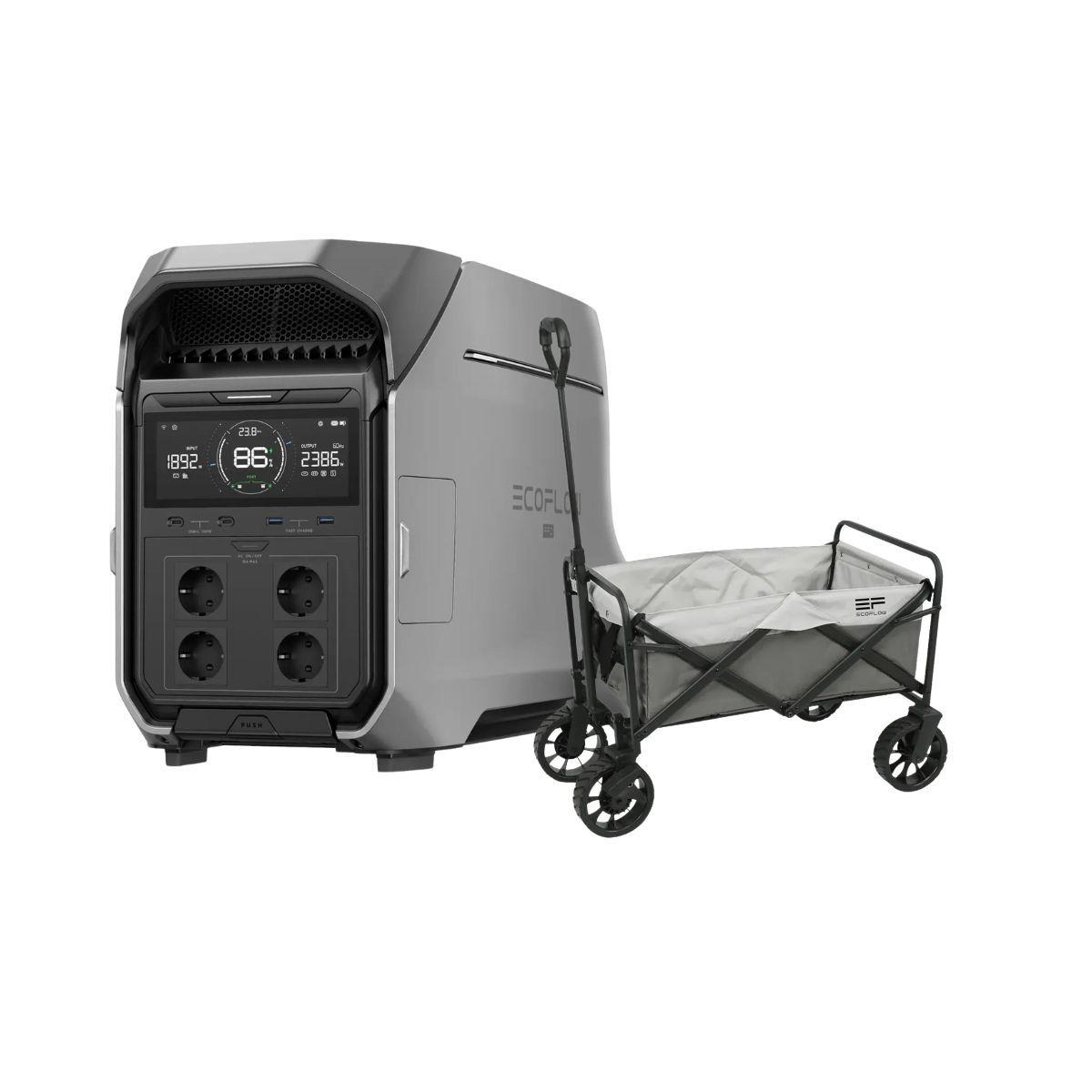 EcoFlow Generador Delta Pro 3 + Carro Transporte-0