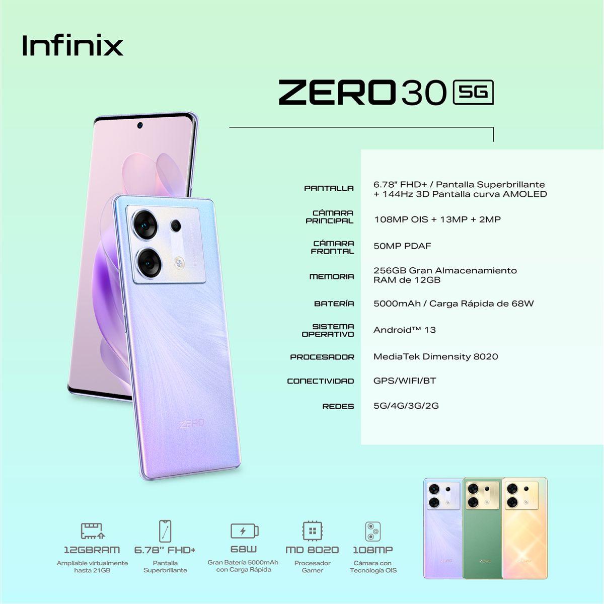 Infinix Zero 30 5G Fantasy Purple 12GB RAM 256GB ROM-5