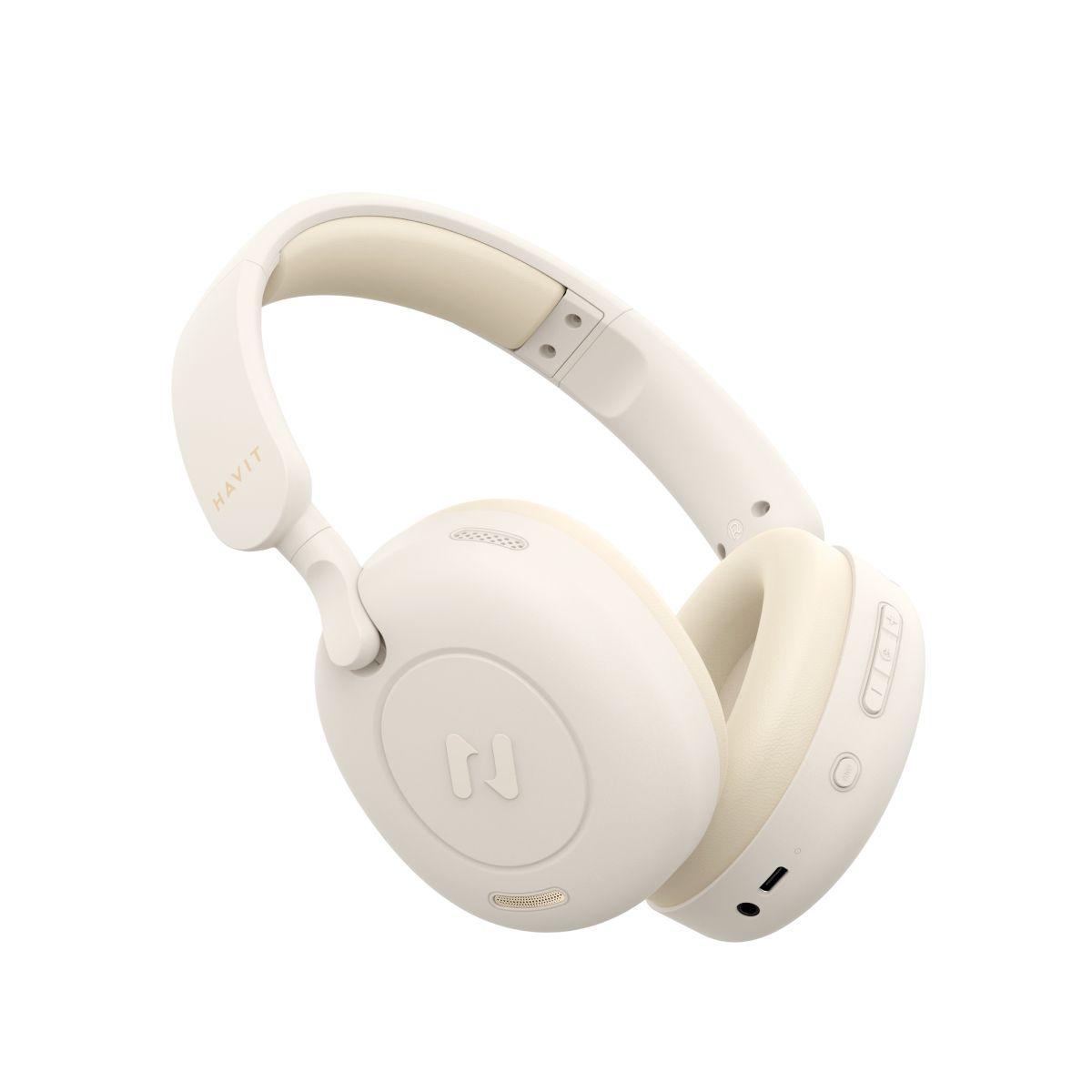 Havit Audífonos Inalámbricos H655BT Blanco-5