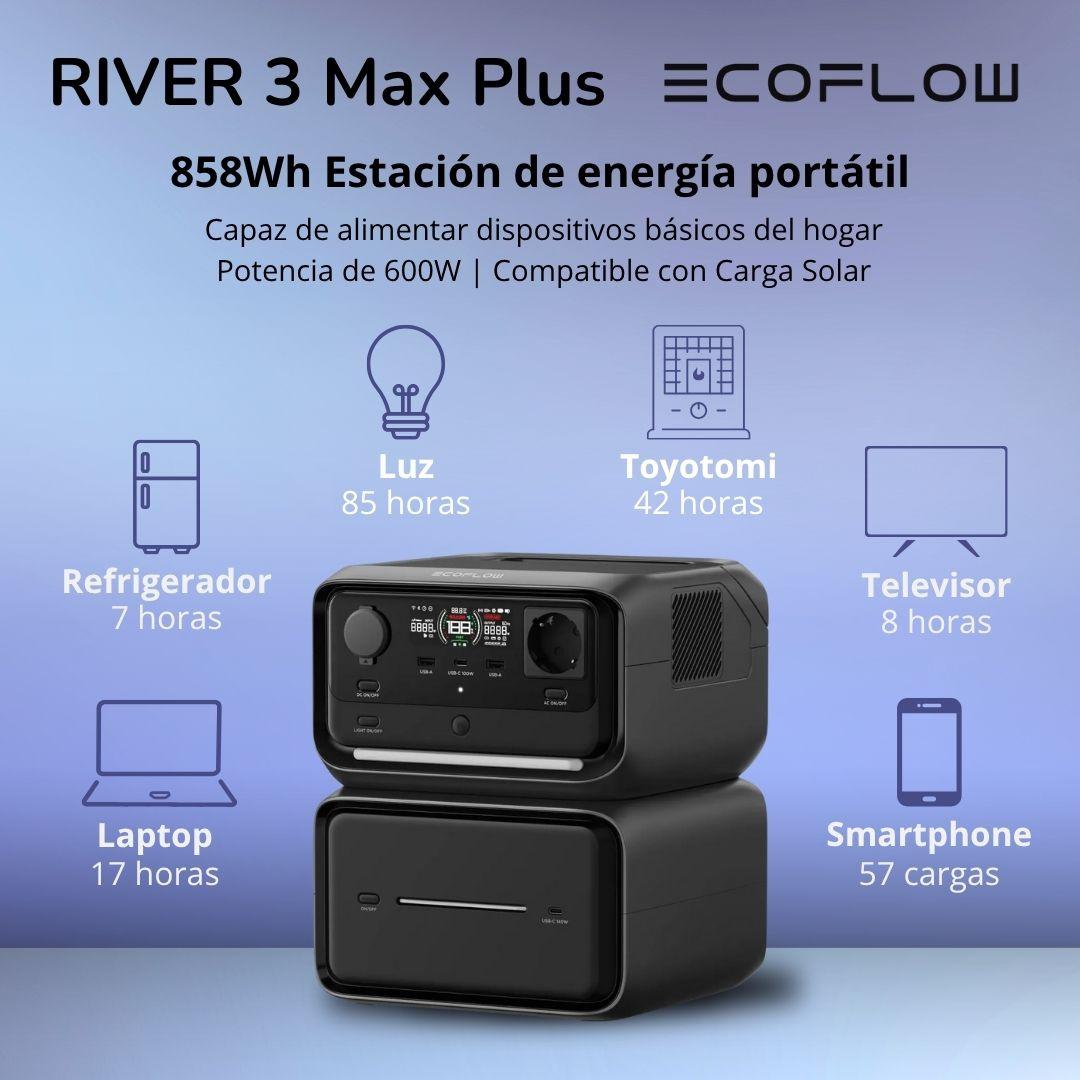 Generador Ecoflow River 3 Max Plus + Regalo-3