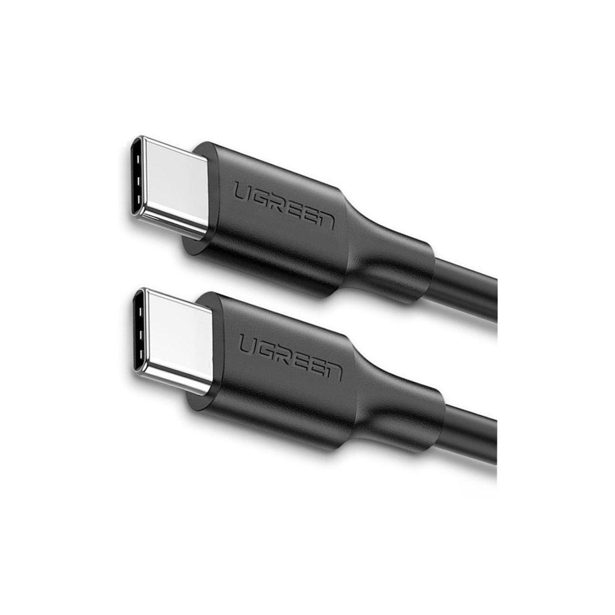 UGREEN Cable de datos USB-C 2.0 a USB-C 2.0 3A 1M Negro-3