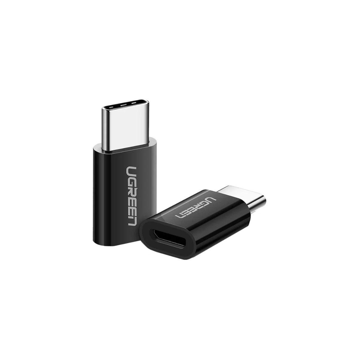 UGREEN Adaptador OTG USB-C a Micro USB Negro-2