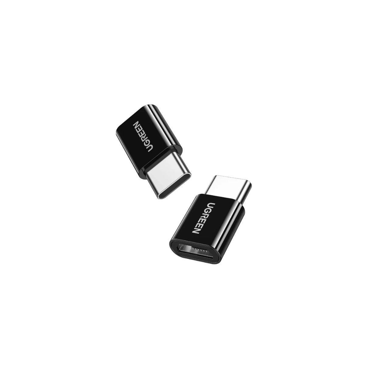 UGREEN Adaptador OTG USB-C a Micro USB Negro-3