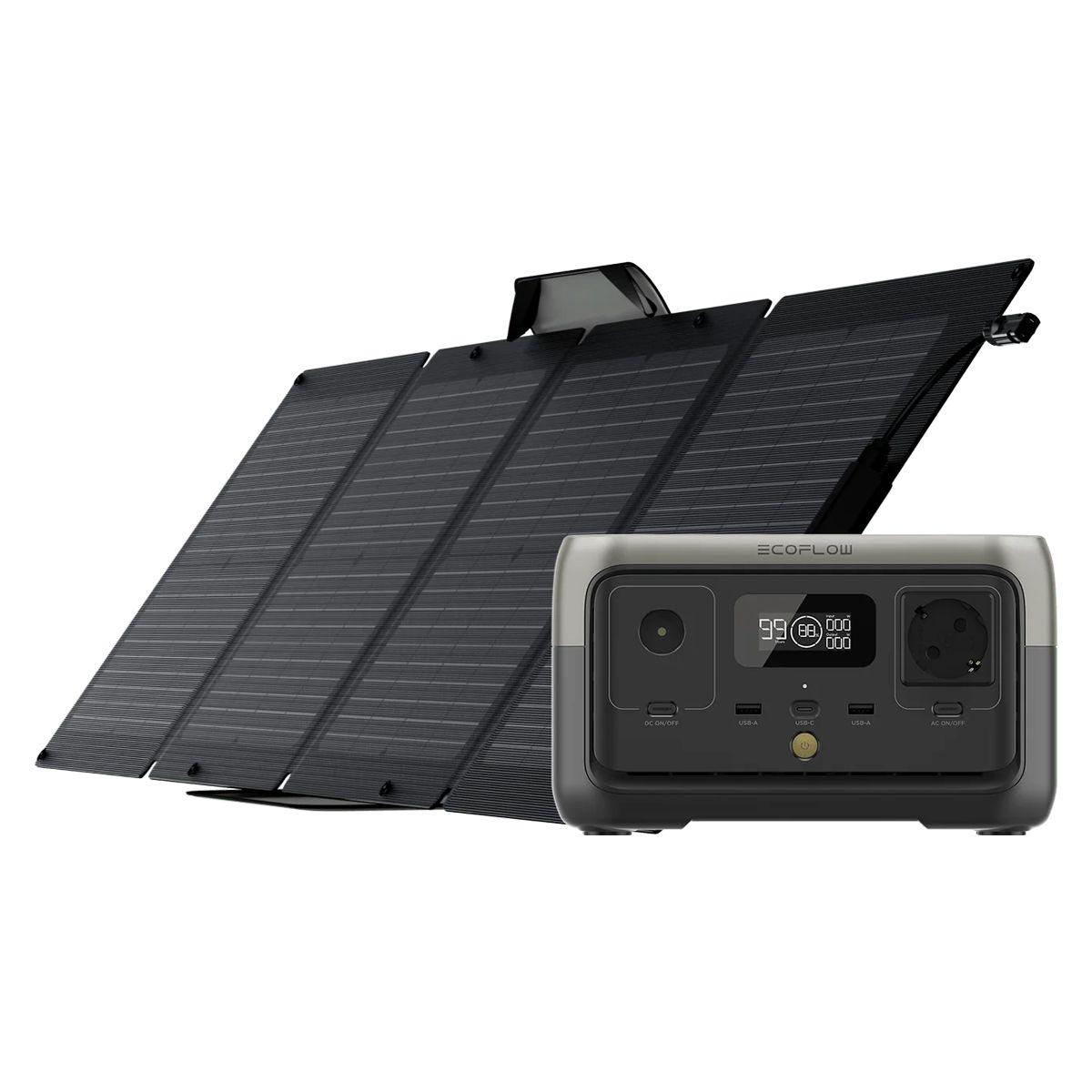 EcoFlow Generador River 2 300W + Panel Solar 110W-0