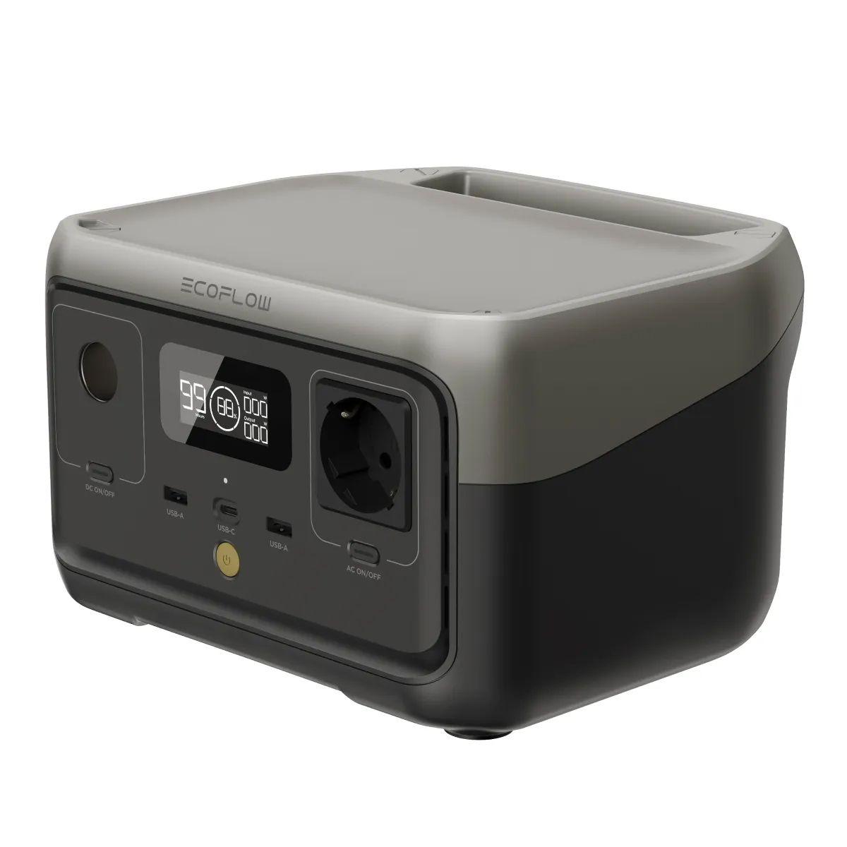 EcoFlow Generador River 2 300W + Panel Solar 110W-2