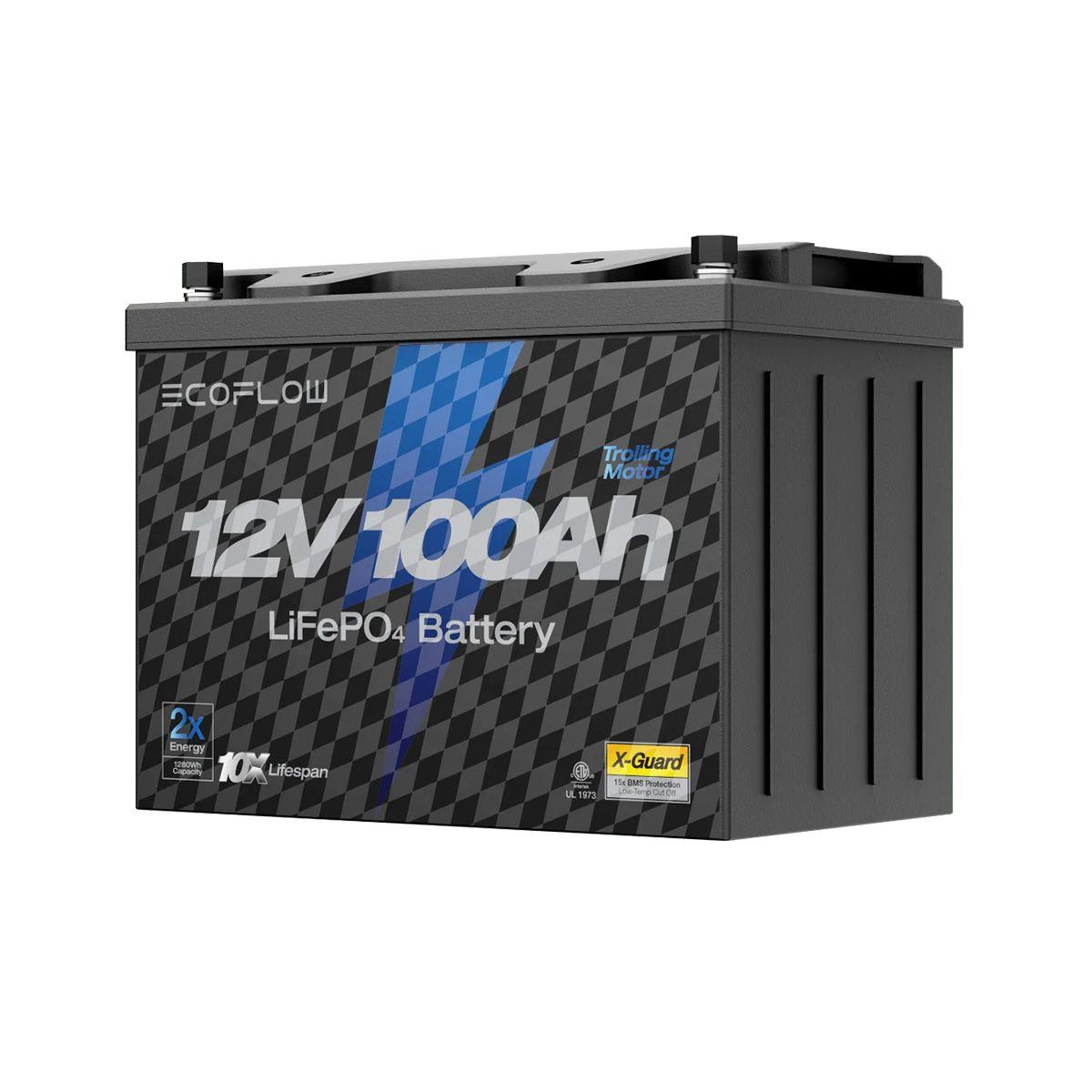 Batería de Litio 12V 100Ah para Motor Eléctrico EcoFlow-2