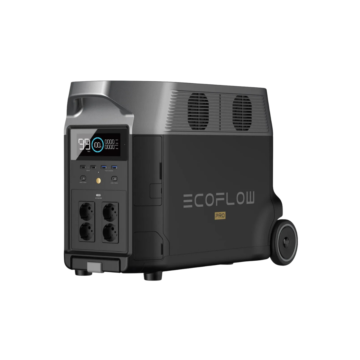 Generador EcoFlow Delta Pro + Carro Transporte-2