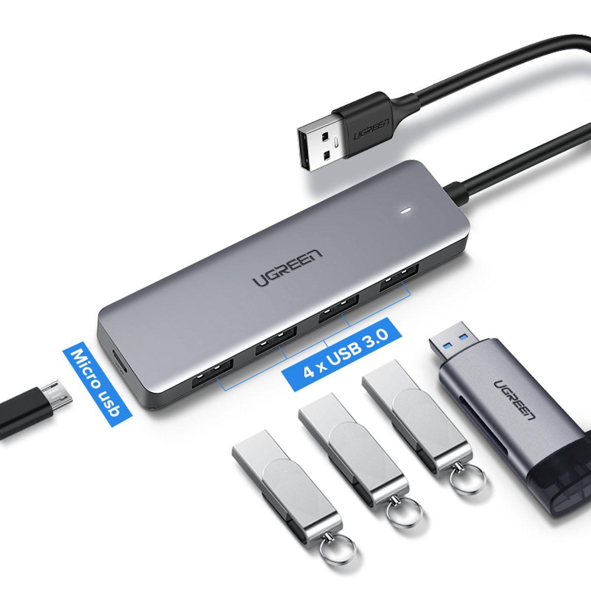 UGREEN HUB USB 3.0 A a 4 puertos USB 3.0 A-1