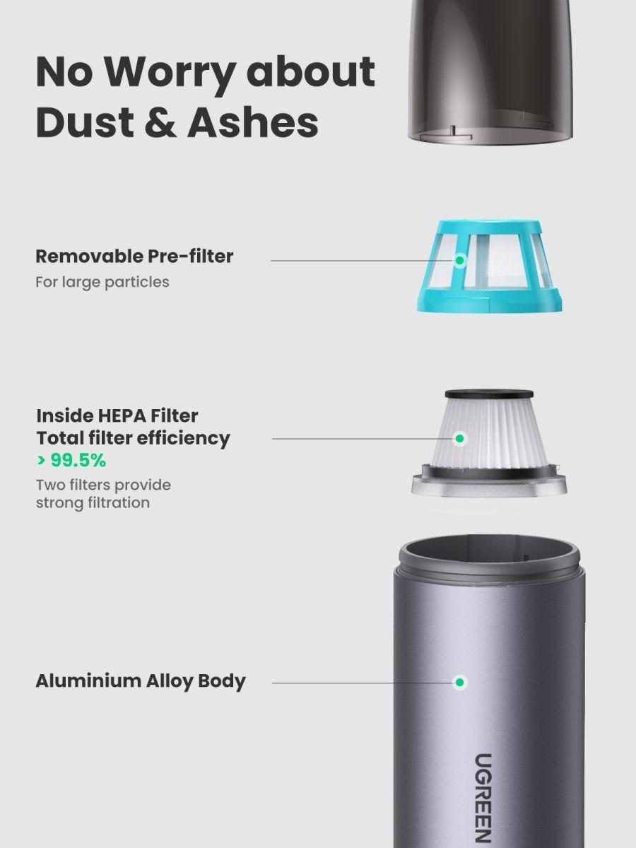 UGREEN Aspiradora de auto-4