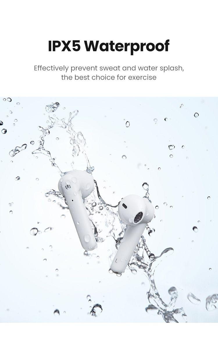 UGREEN Audífonos Inalámbricos HiTune T2 True Wireless Blanco-4