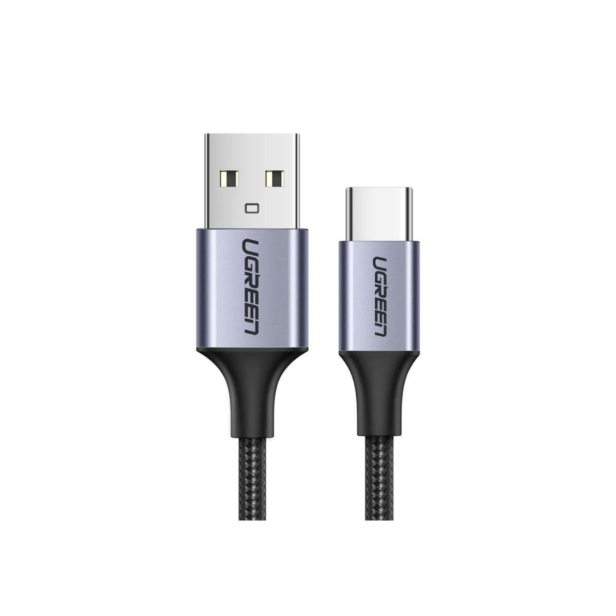 UGREEN Cable USB-C a USB 2.0 A trenzado 1m Negro-3
