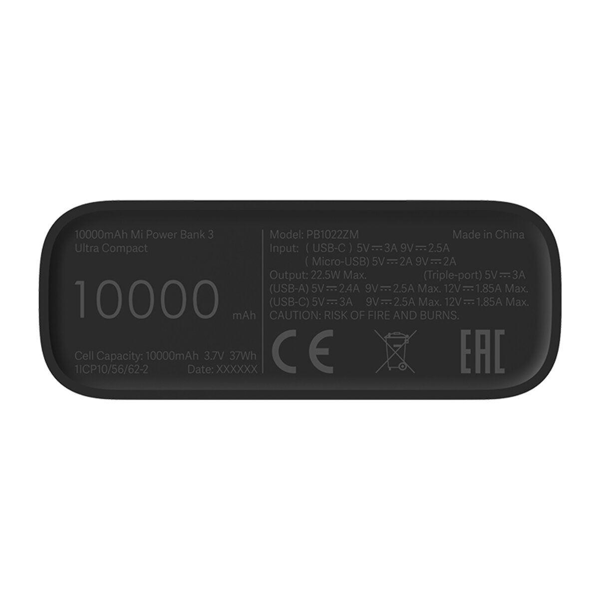10000mAh Mi Power Bank 3 Ultra Compact-7
