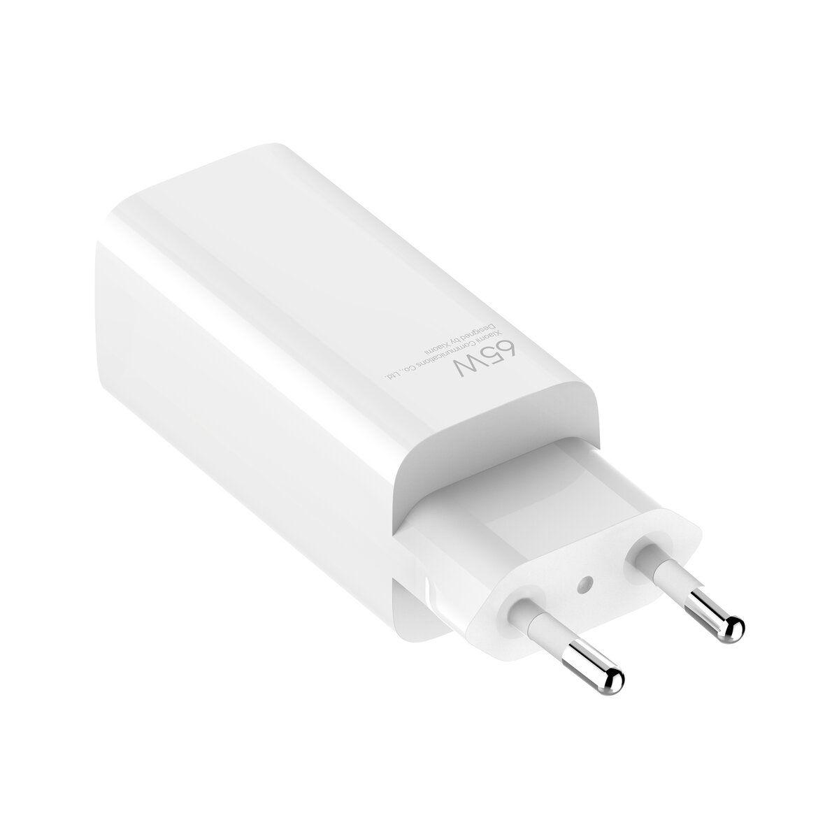 Cargador rápido Xiaomi 65W GaN Charger (Type-A + Type-C)-1