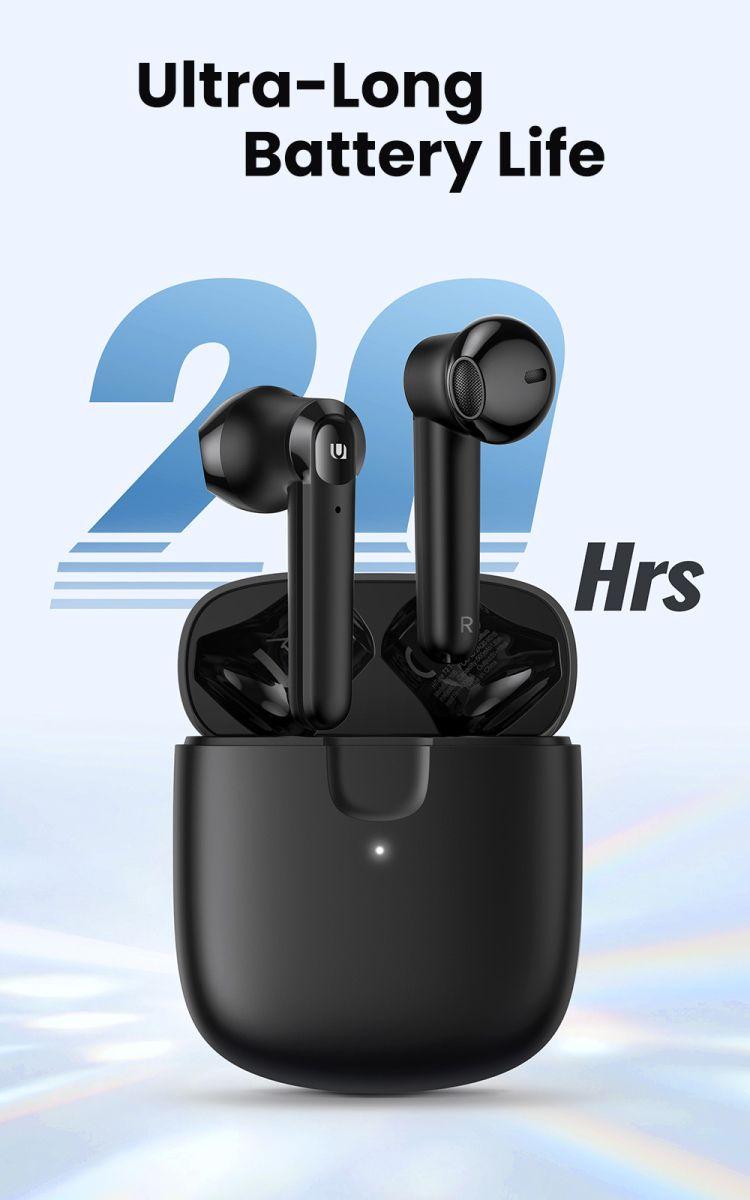 UGREEN Audífonos Inalámbricos HiTune T2 True Wireless Negro-1