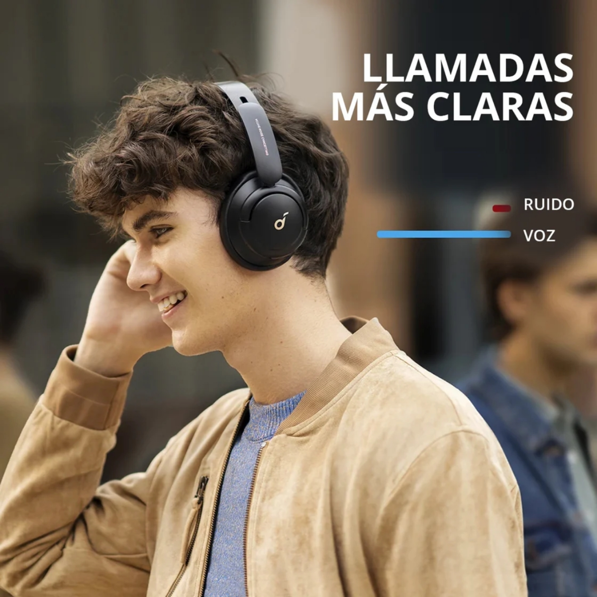 Audifono Over Ear Noise Cancelling Life Q30 Soundcore negro-6