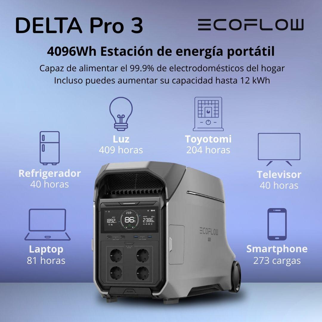 Generador Ecoflow Delta Pro 3 + Regalo-5