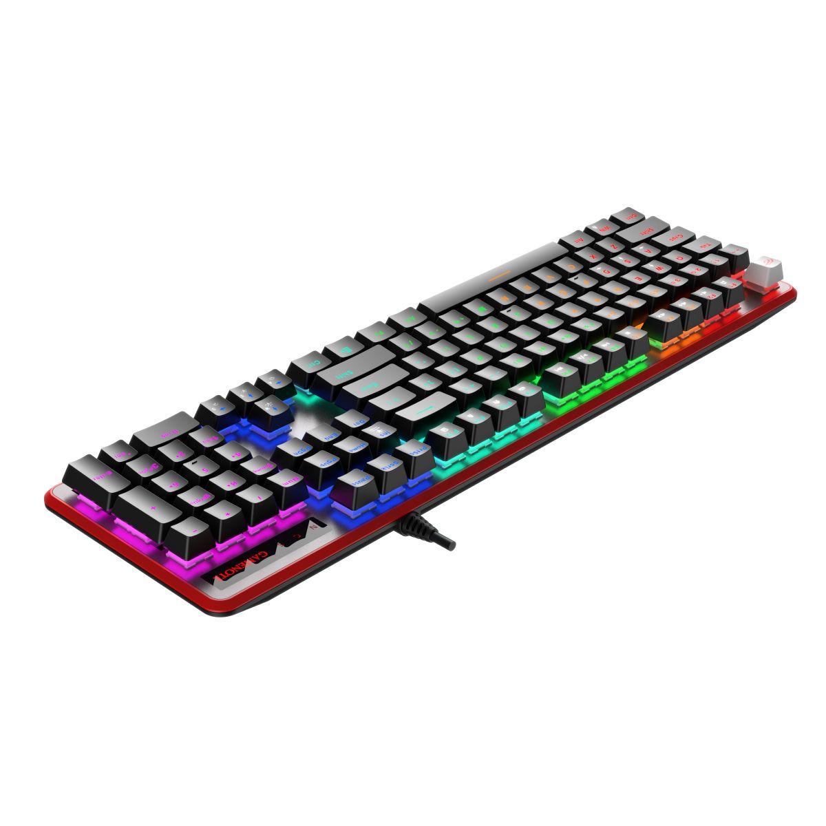 Havit Teclado Gamer Rojo-2