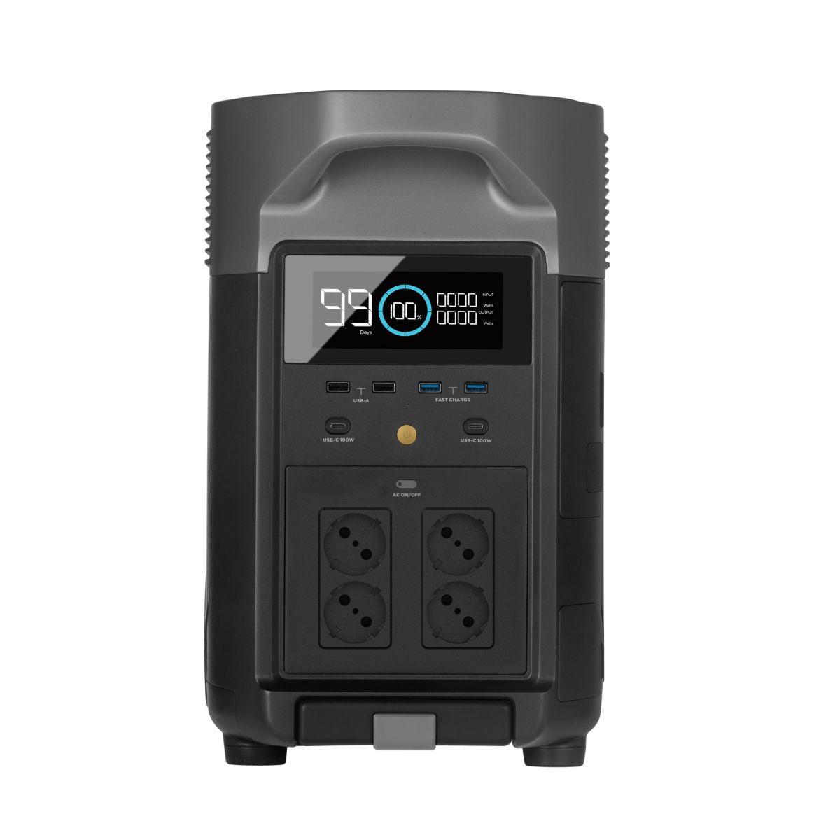 EcoFlow Generador Delta Pro 3600W + Panel Solar 400W-2