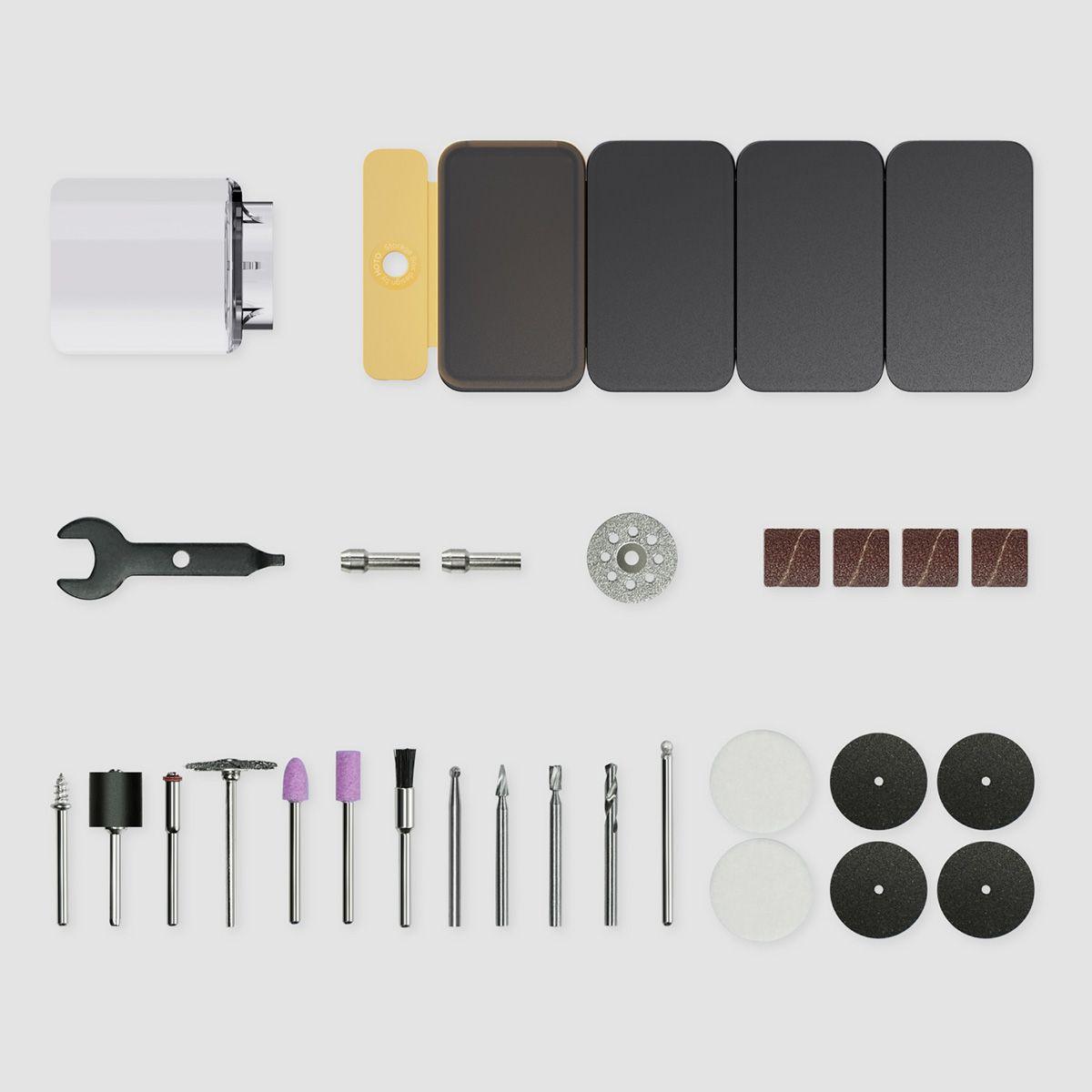 HOTO Kit de Herramienta Rotativa 35 Piezas-3
