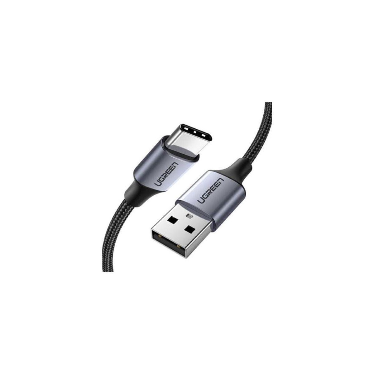 UGREEN Cable USB-C a USB 2.0 A trenzado 2m Negro-2