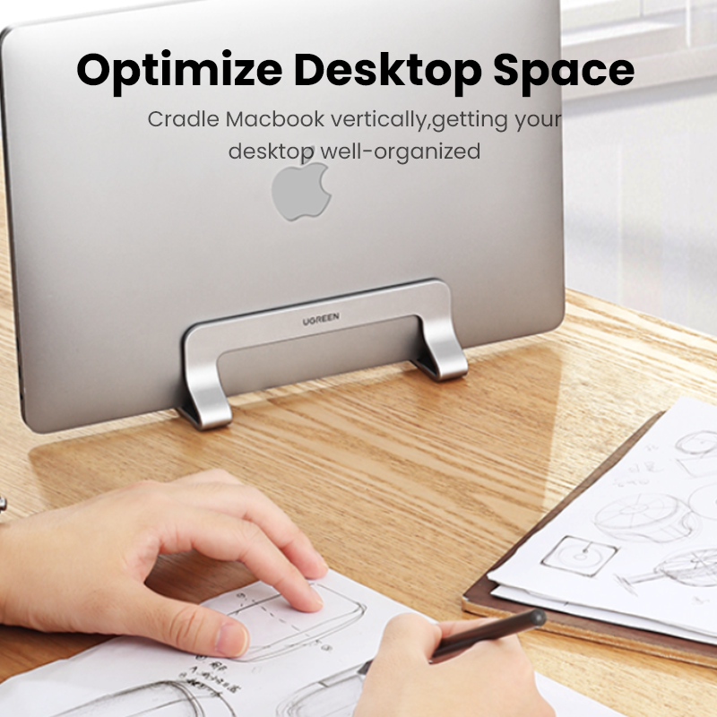 UGREEN Soporte vertical para notebooks de doble ranura-1