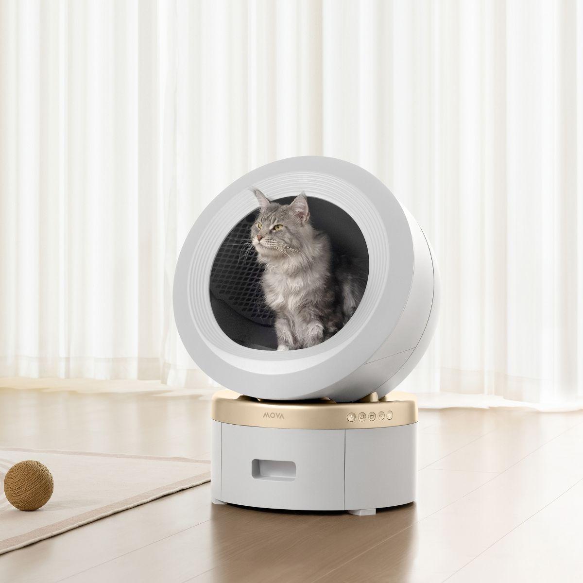 Arenero Inteligente Para Mascota MOVA LR10 Prime-2