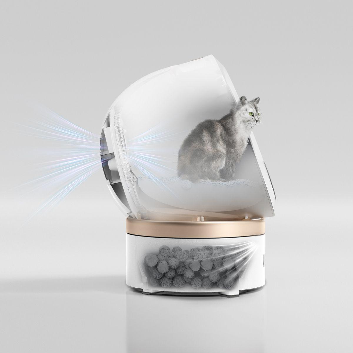 Arenero Inteligente Para Mascota MOVA LR10 Prime-7