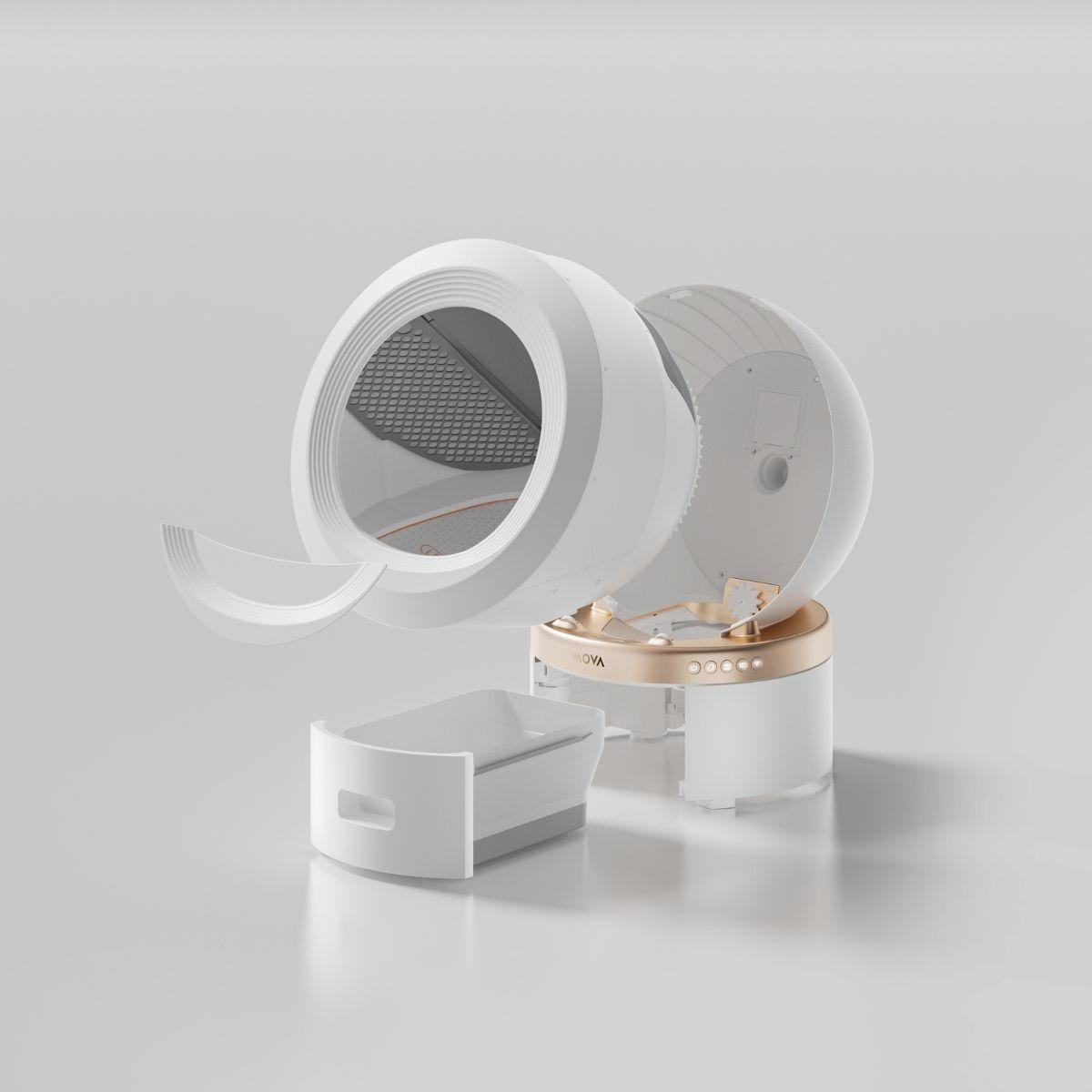 Arenero Inteligente Para Mascota MOVA LR10 Prime-4