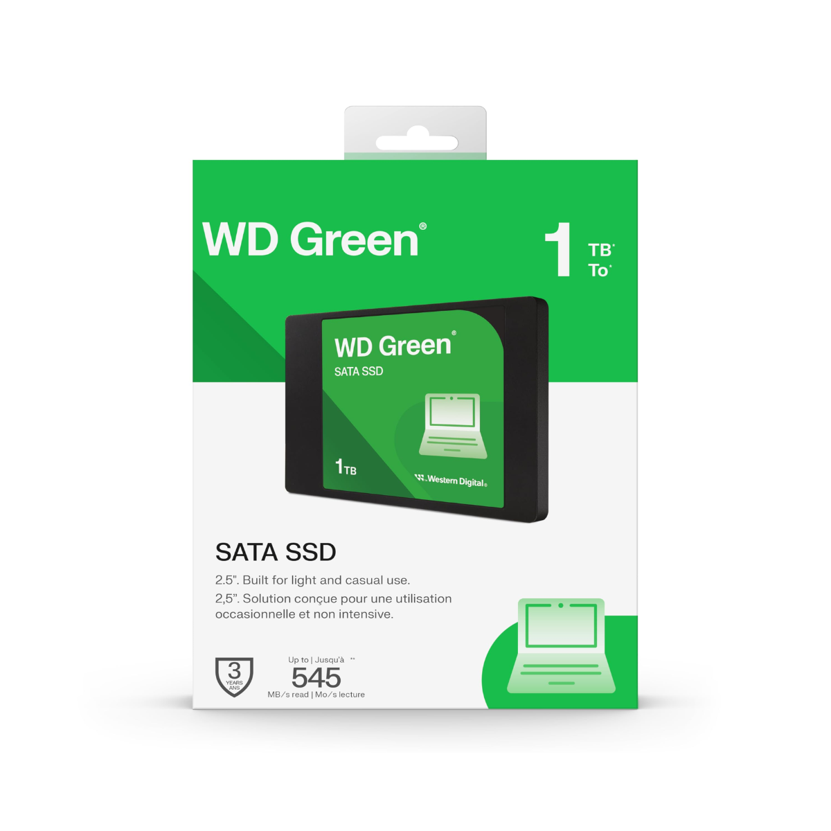 Disco Duro Interno SSD WD Green 1TB 2.5" SATA-2