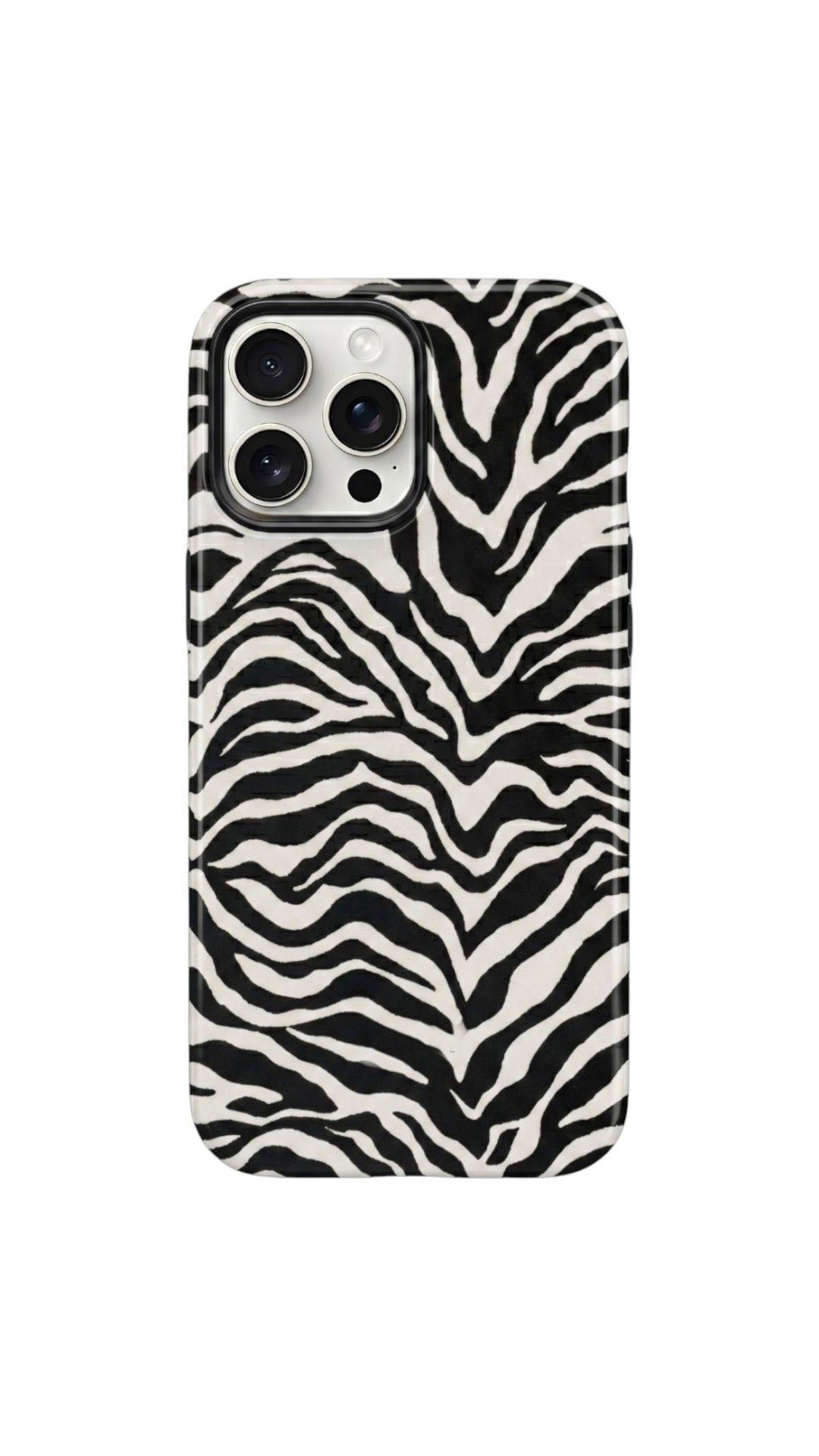 Carcasa Animal Print para iPhone 16 Pro Max - Wild Zebra-0