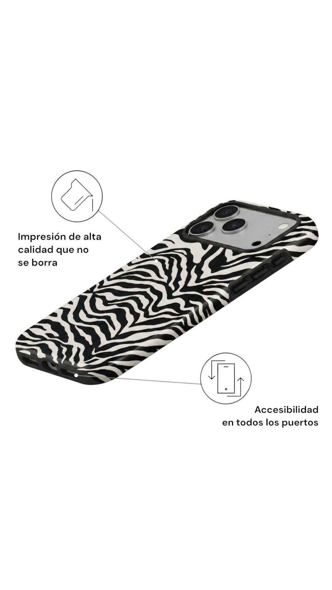 Carcasa Animal Print para iPhone 17e - Wild Zebra-3