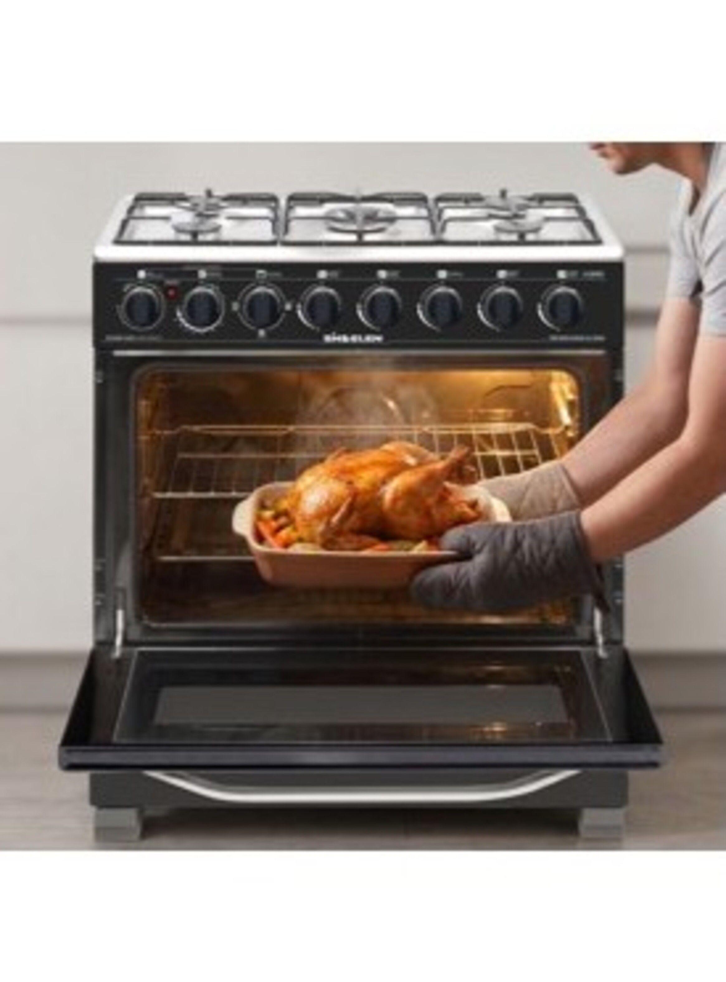 COCINA HIBRIDA GLP 5Q SECURITY FLAME CH-700NG-2